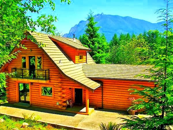 Luxurious Riverfront Log Home Estate - thumb 1