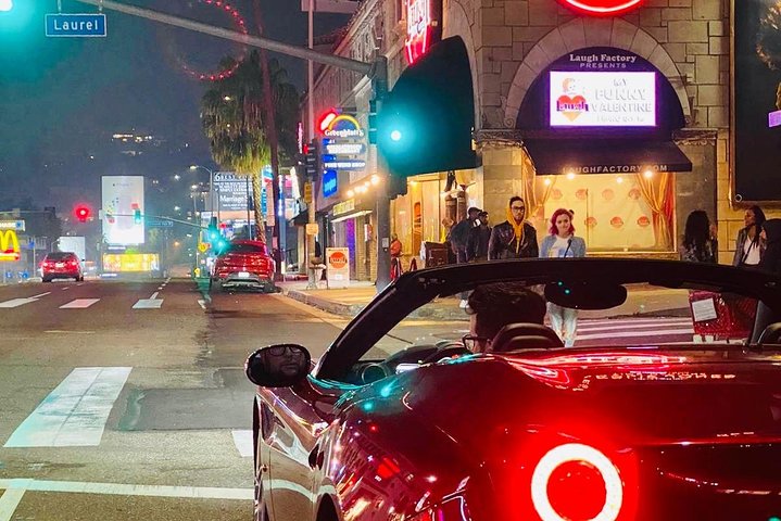 20 Mins PRIVATE Ferrari Drive From Hollywood Blvd To Sunset Blvd - thumb 3