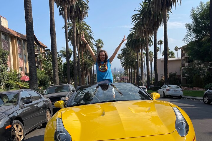 20 Mins PRIVATE Ferrari Drive From Hollywood Blvd To Sunset Blvd - thumb 4