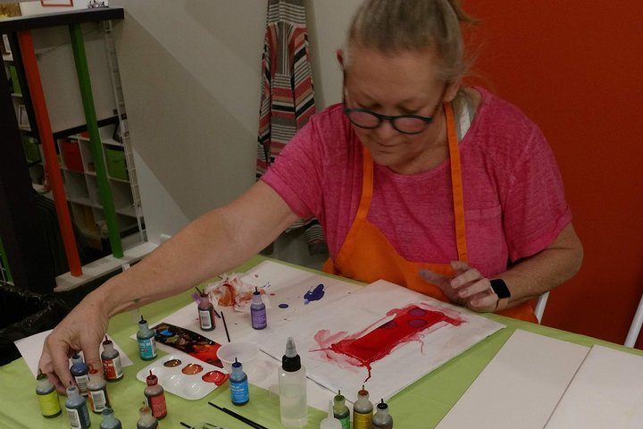 Alcohol Ink Landscape Art Class In Estes Park - thumb 3