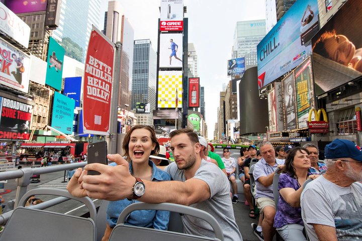 NYC All City Hop-On Hop-Off Bus Tour And Statue Of Liberty Cruise - thumb 1