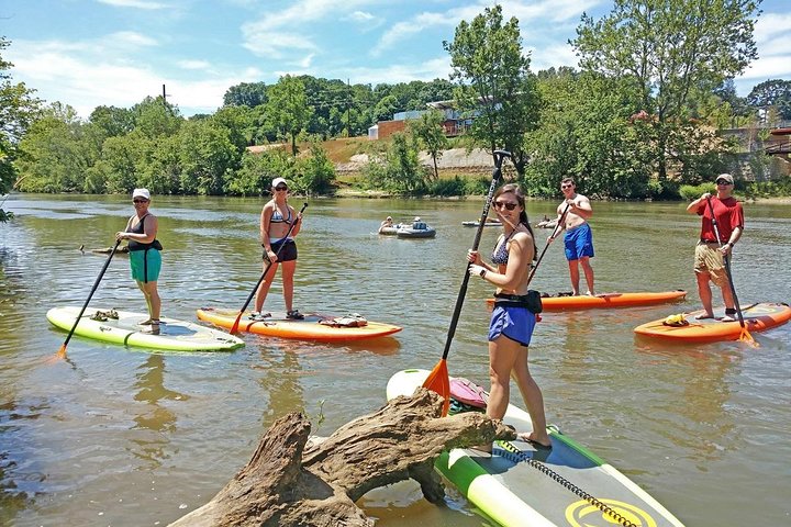 4-Mile Guided Paddleboard Tour On The French Broad River In Asheville - thumb 0