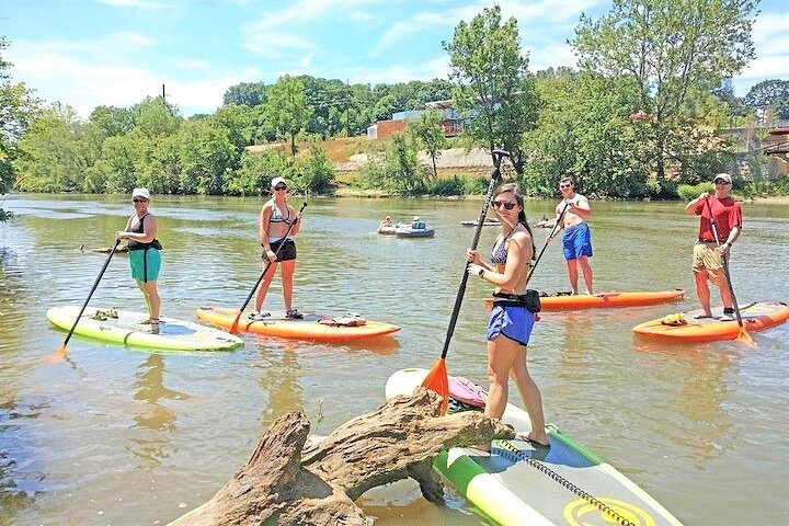 4-Mile Guided Paddleboard Tour On The French Broad River In Asheville - thumb 4